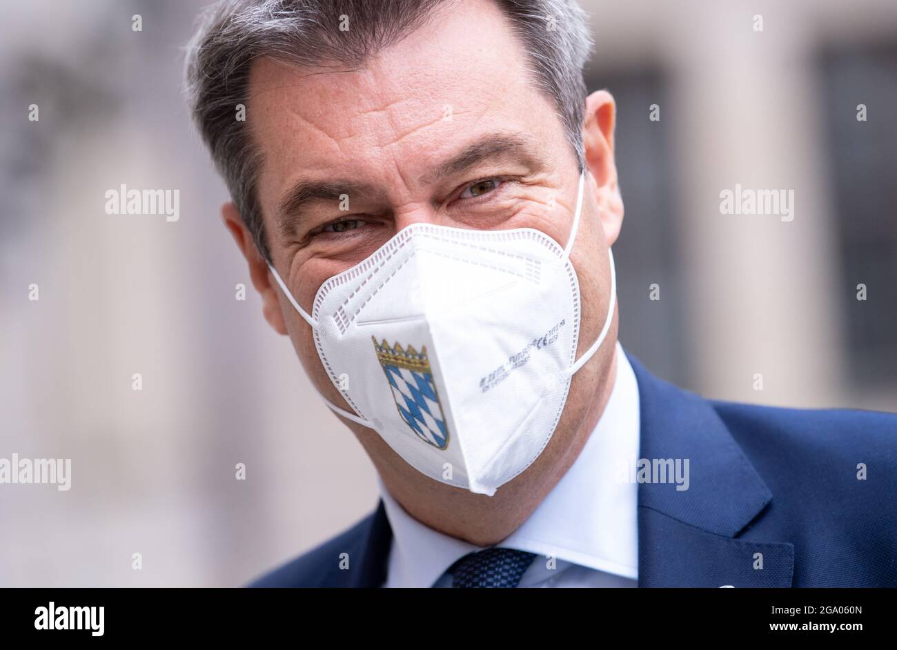 Munich, Germany. 28th July, 2021. Markus Söder (CSU), Prime Minister of ...