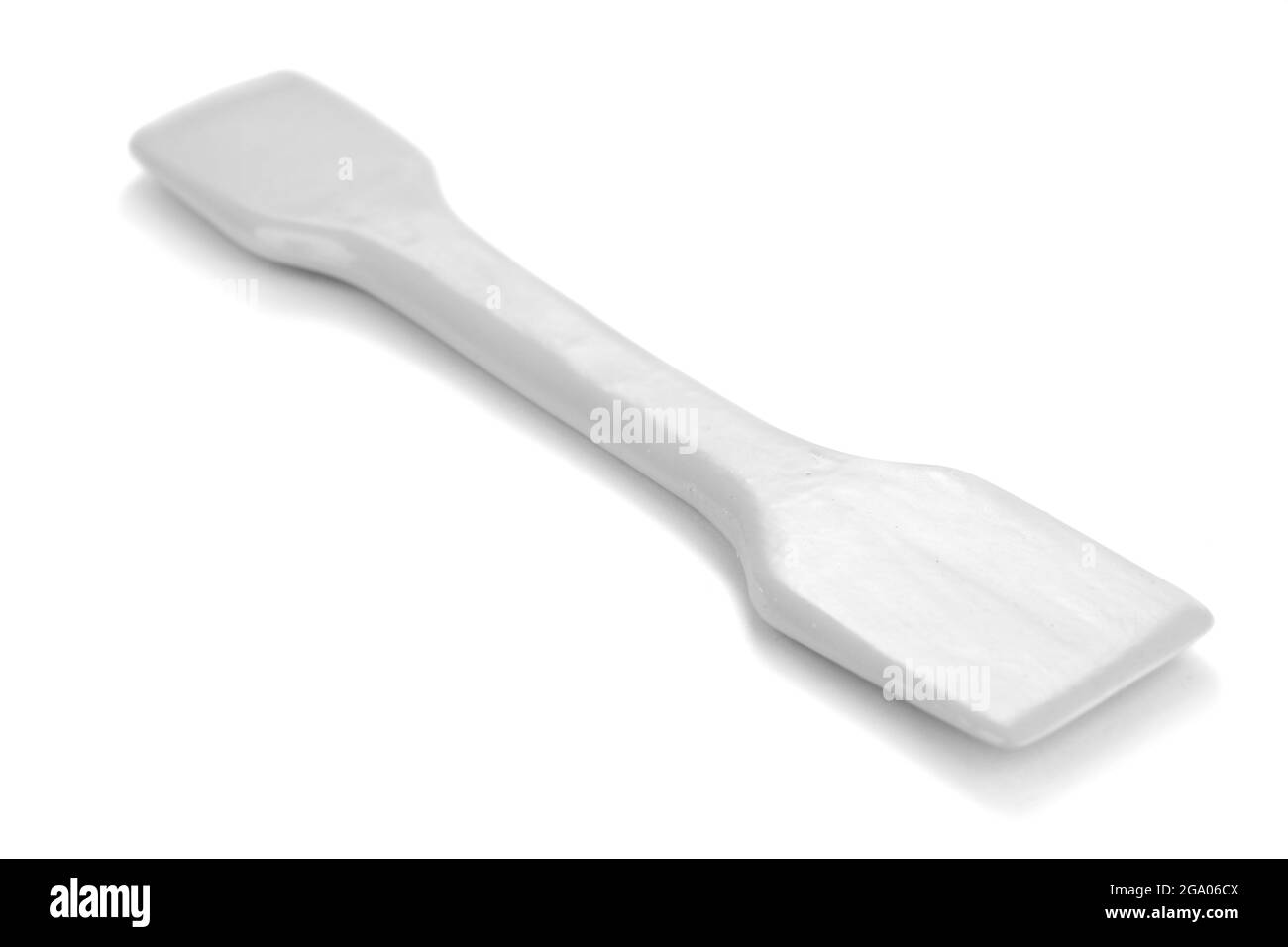 Laboratory spatula isolated on white Stock Photo Alamy