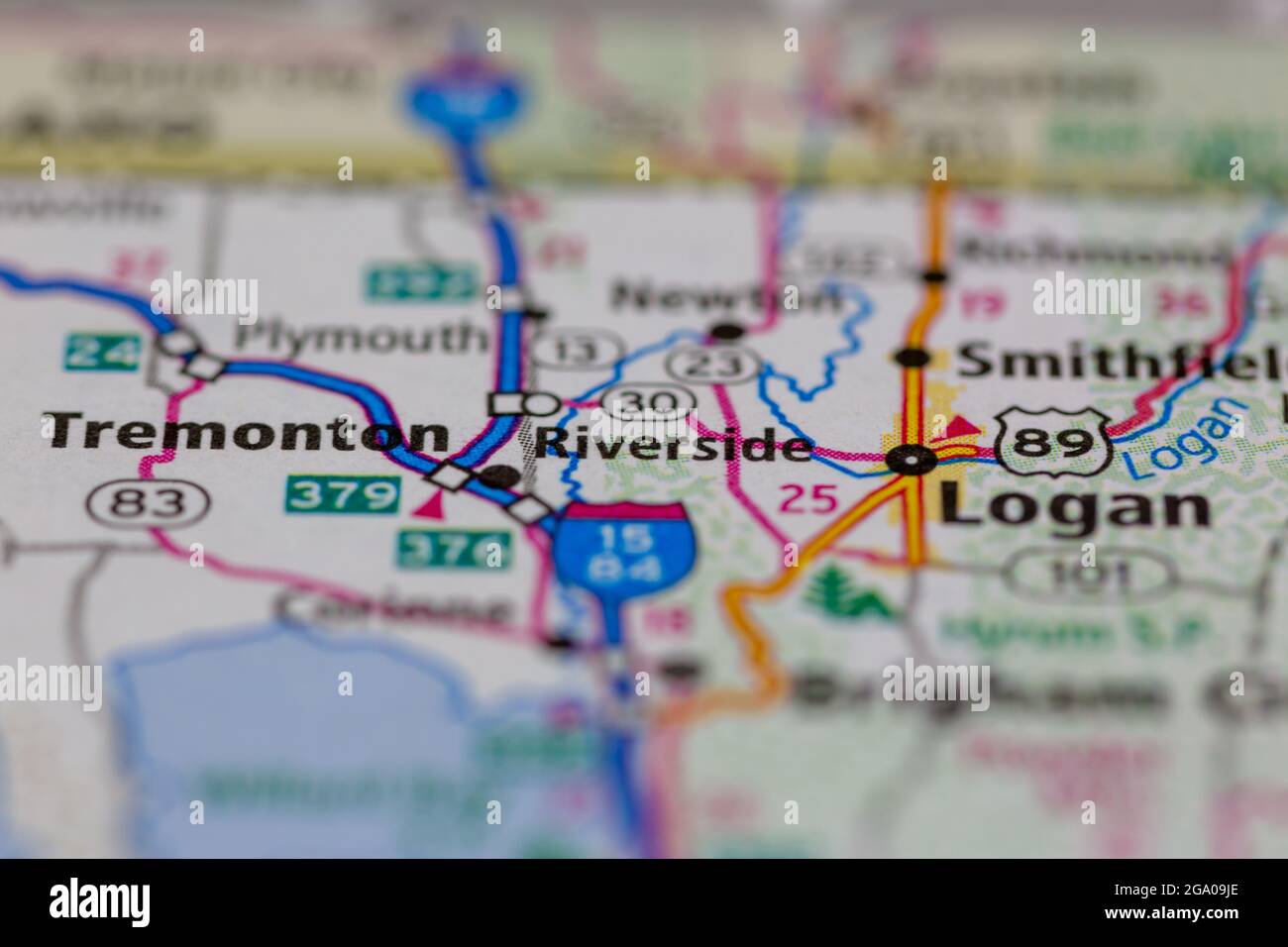 Map of riverside utah hires stock photography and images Alamy