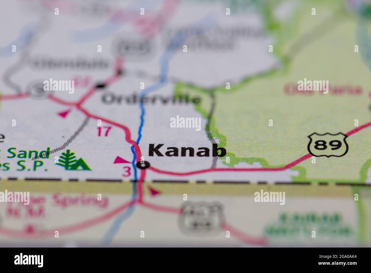 Map of kanab utah hires stock photography and images Alamy