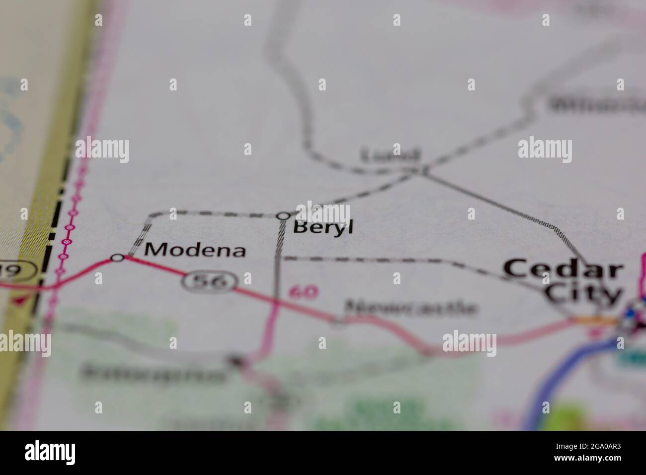 Map of beryl hires stock photography and images Alamy