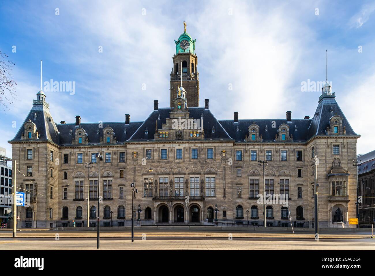 Stadhuis ( Town hall or City Hall) of Rotterdam at Coolsingel