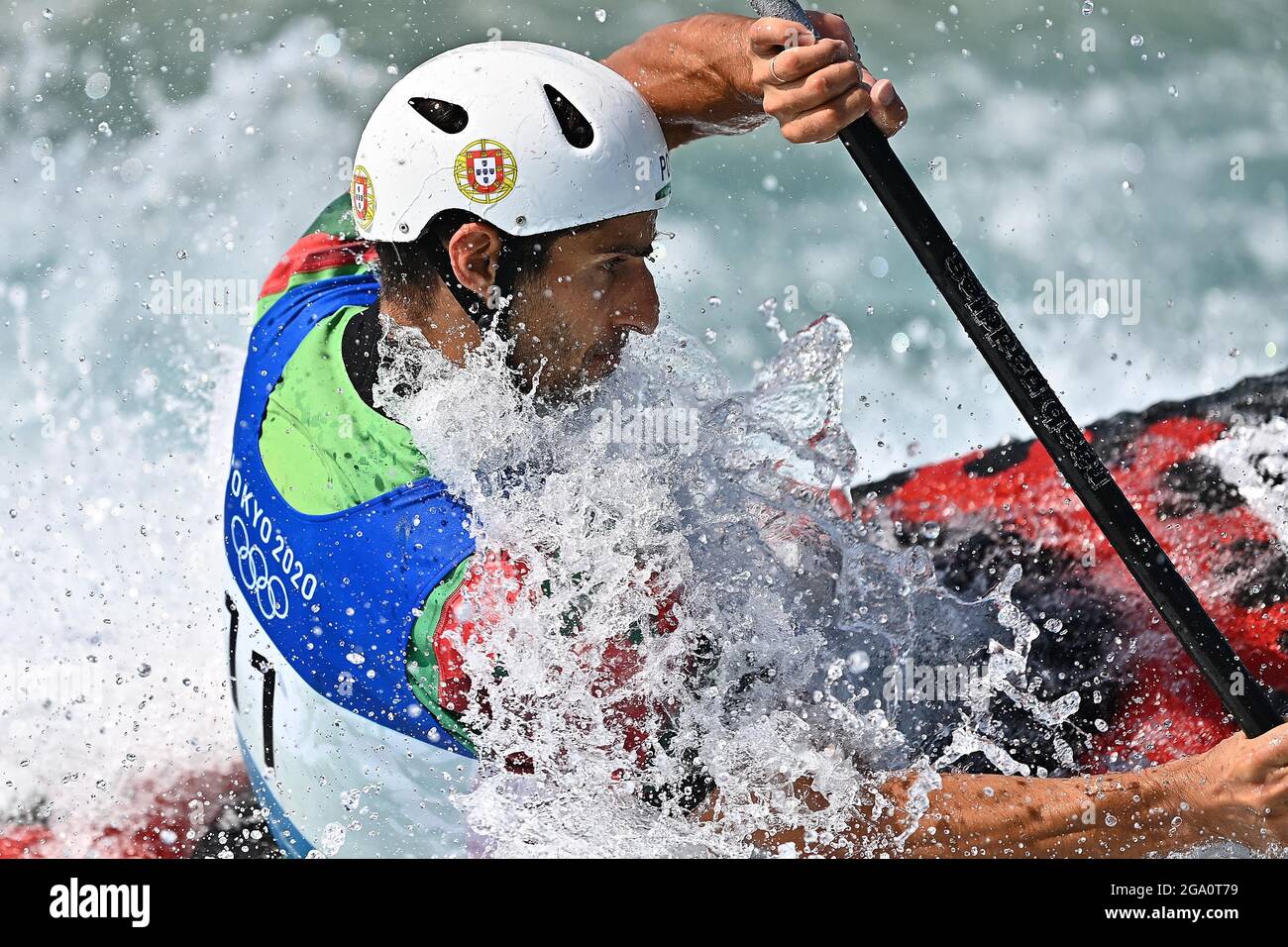 Tokyo, Japan. 28th July, 2021. Canoe Slalom. Kasai Canoe Slalom Centre