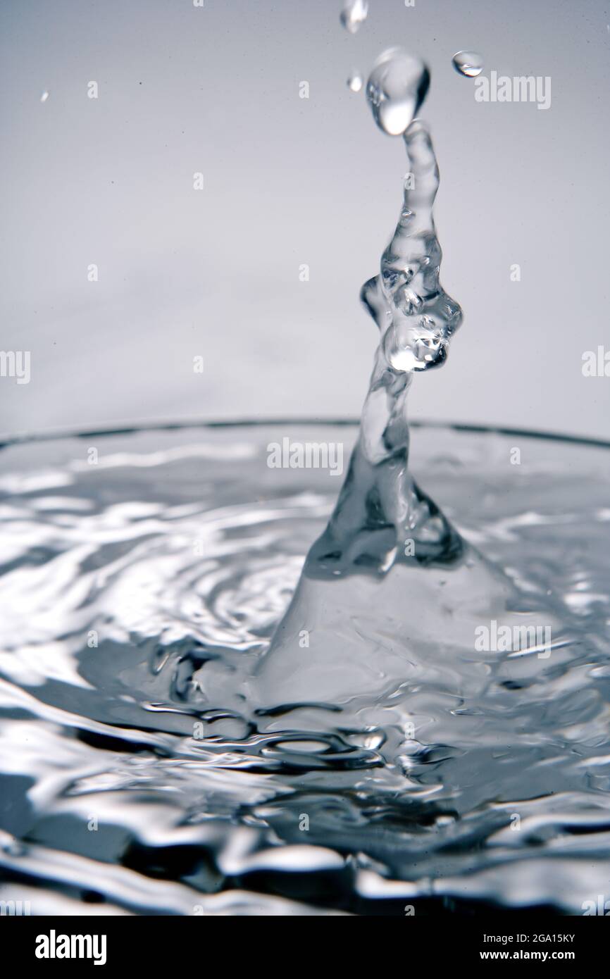 Splashing Water With Drops. Splash. Water Drops, Fresh Water. Basic 