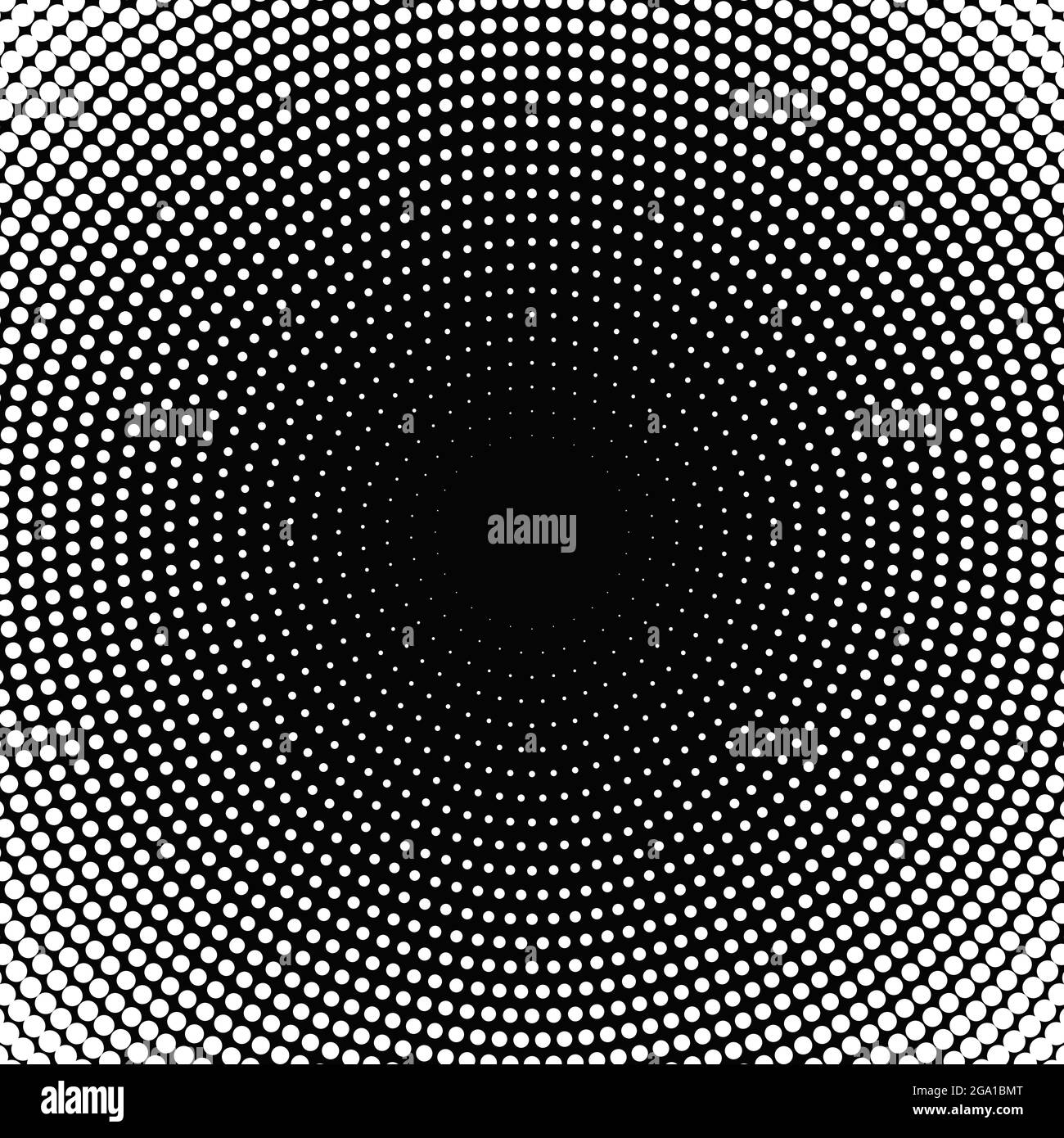 Black and white halftone abstract round circle pattern background Stock ...