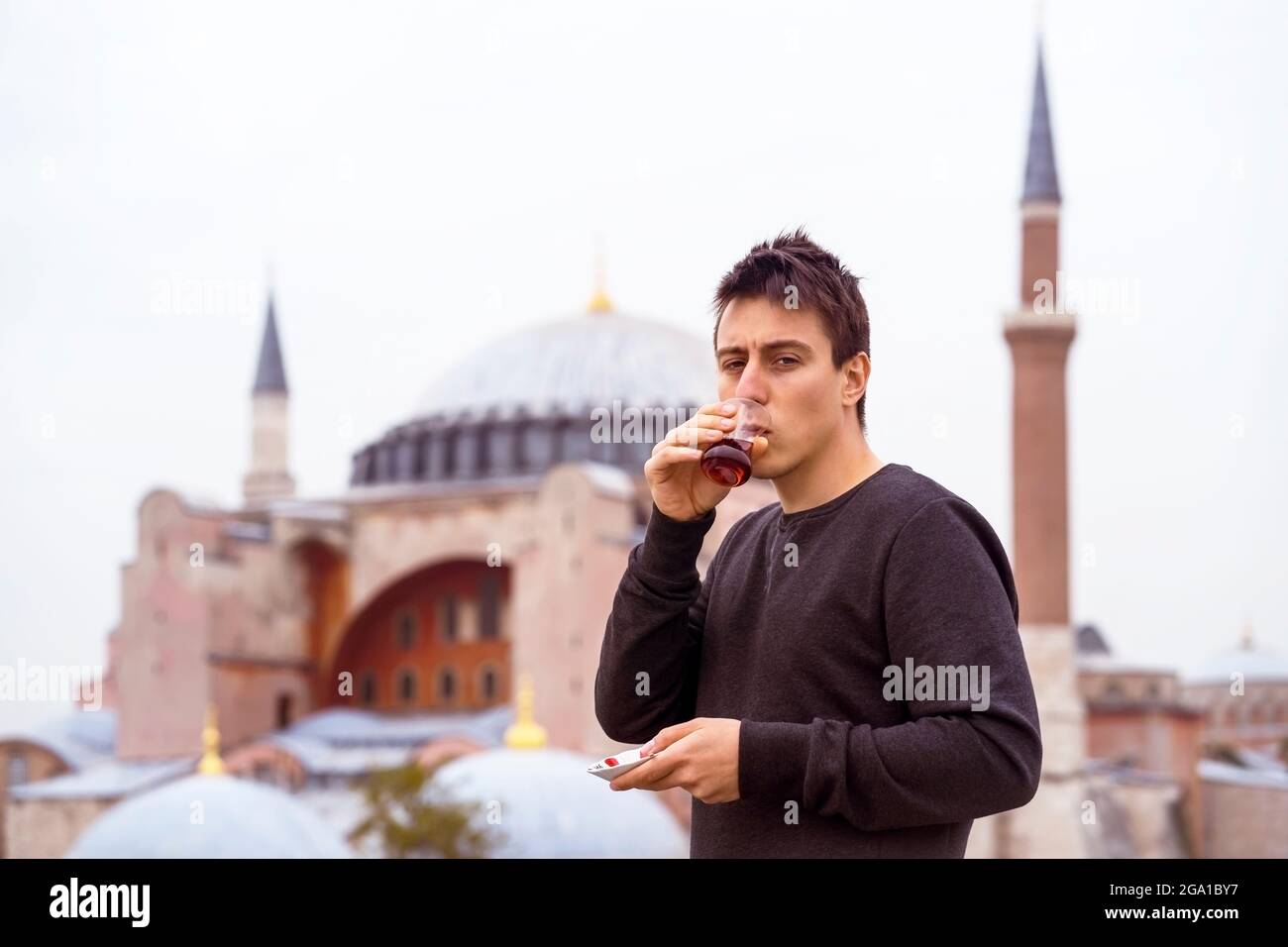 Tourism in Istanbul, Turkey. Stock Photo