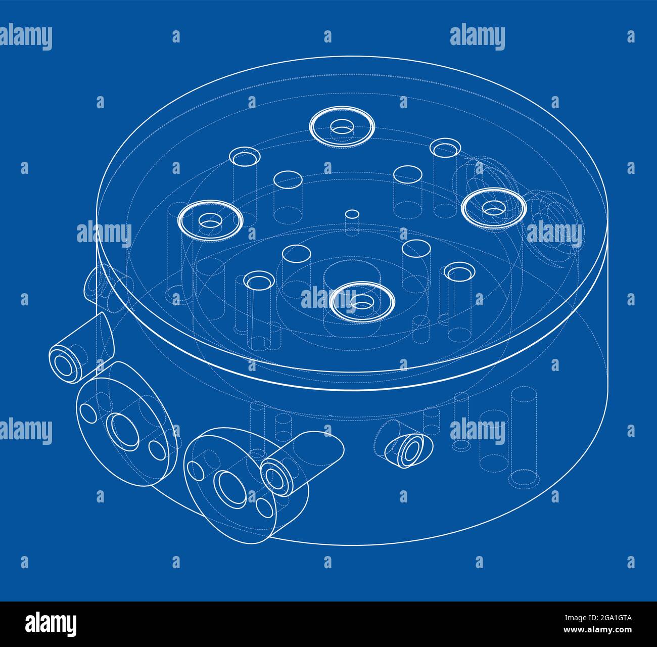 Abstract industry object concept. Vector Stock Vector Image & Art - Alamy