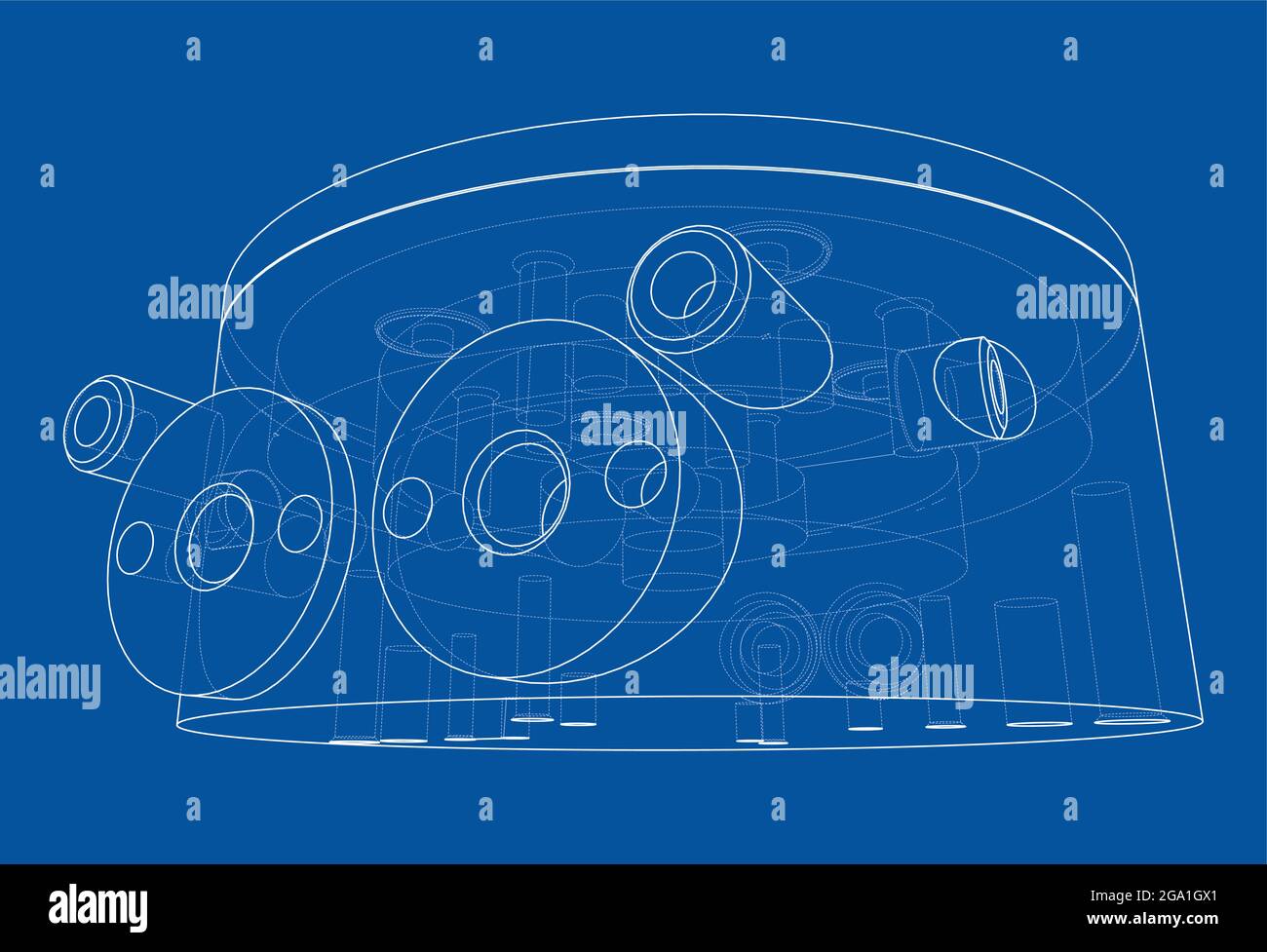 Abstract industry object concept. Vector Stock Vector Image & Art - Alamy
