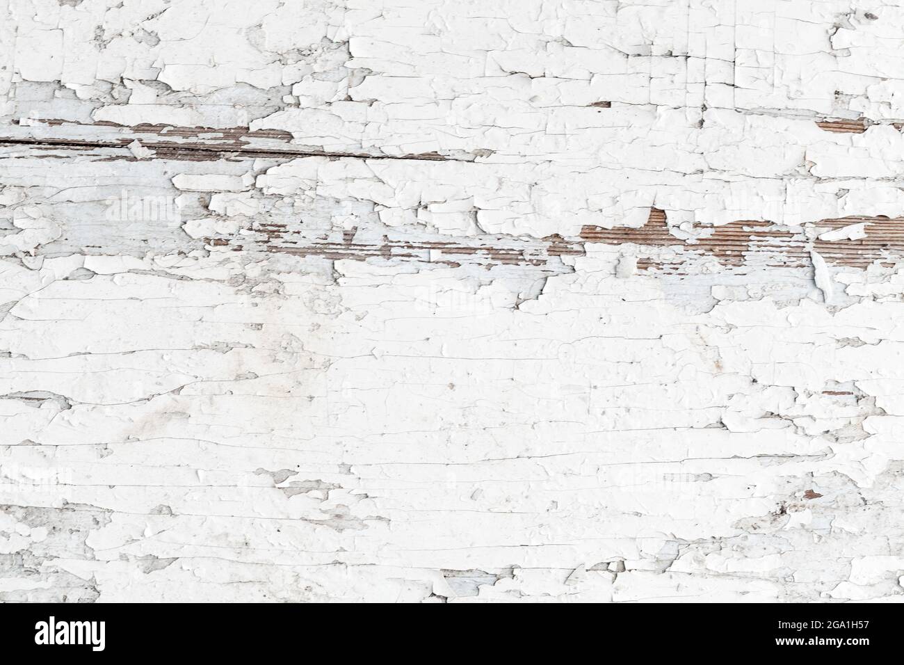 Old grungy wooden wall with peeling white paint, background photo ...
