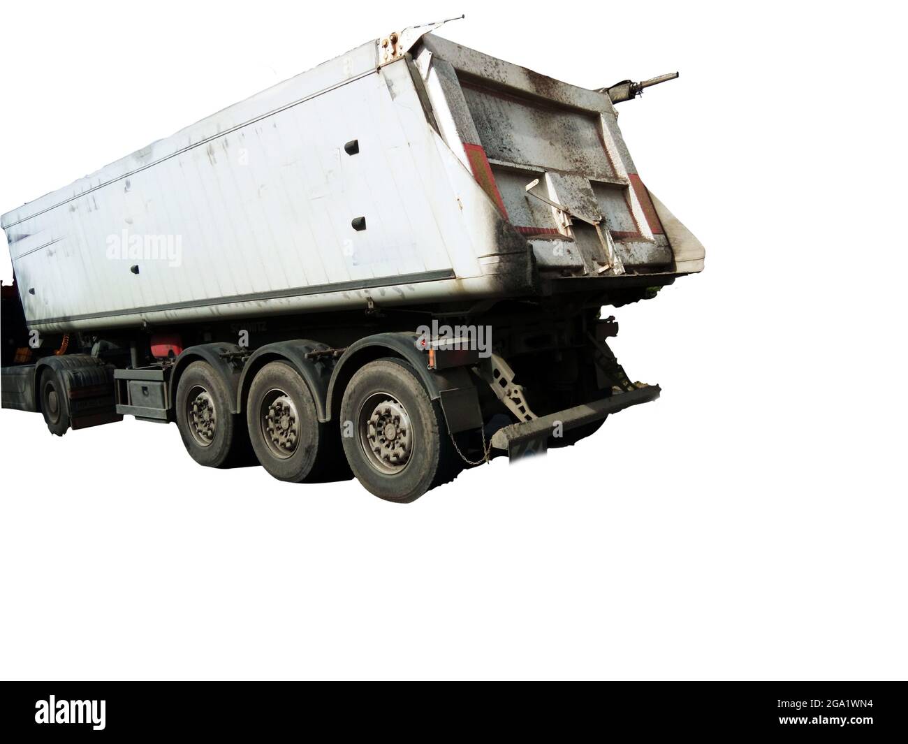 truck isolated on white background Stock Photo - Alamy