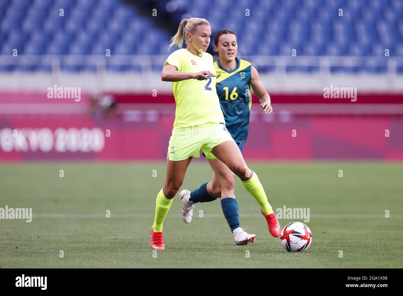 Tokyo Japan 24th July 2021 Jonna Andersson Swe During The Olympic Games Tokyo 2020 Football Women S First Round Group G Between Sweden And Australia On July 24 2021 At Saitama Stadium In