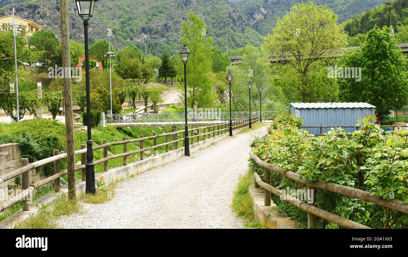 Cercs Park, Barcelona, Catalunya, Spain, Europe Stock Photo