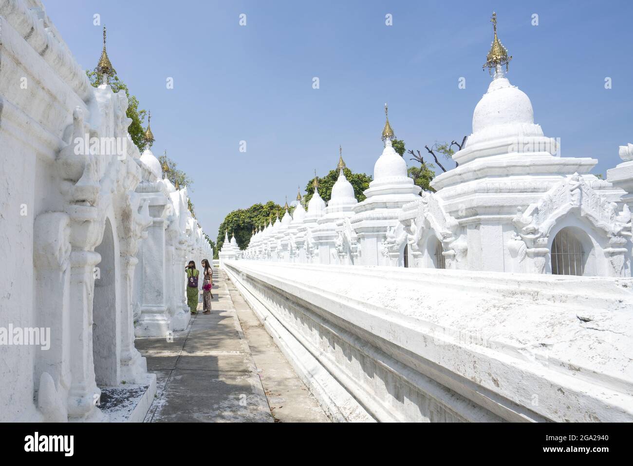 King Mindon’s Kuthodaw Pagoda, of 729 pitaka mini pagodas housing