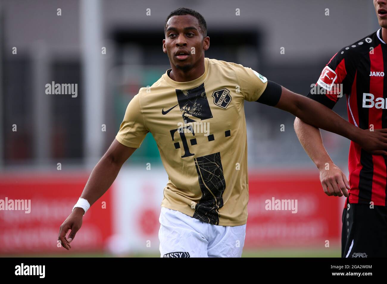 Leverkusen Netherlands July 28 Quinten Timber Of Fc Utrecht During The Club Friendly Match Between Bayer Leverkusen And Fc Utrecht At Ulrich Haberland Stadion On July 28 2021 In Leverkusen Netherlands Photo By