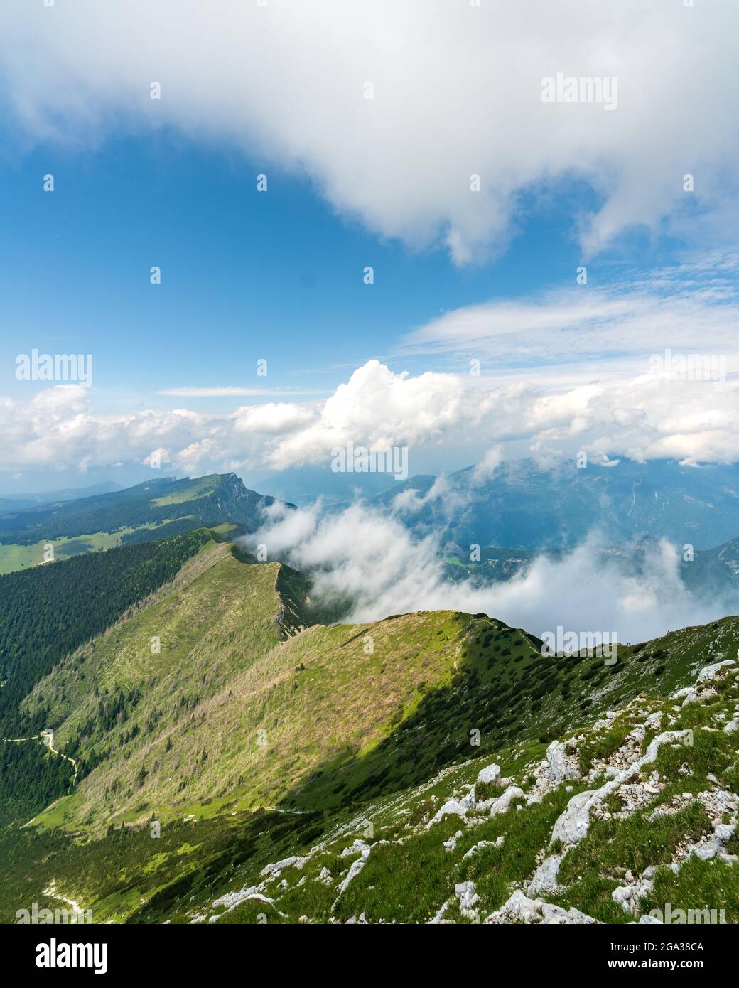 altopiano di asiago mountains italy cima mandriolo and cima larici
