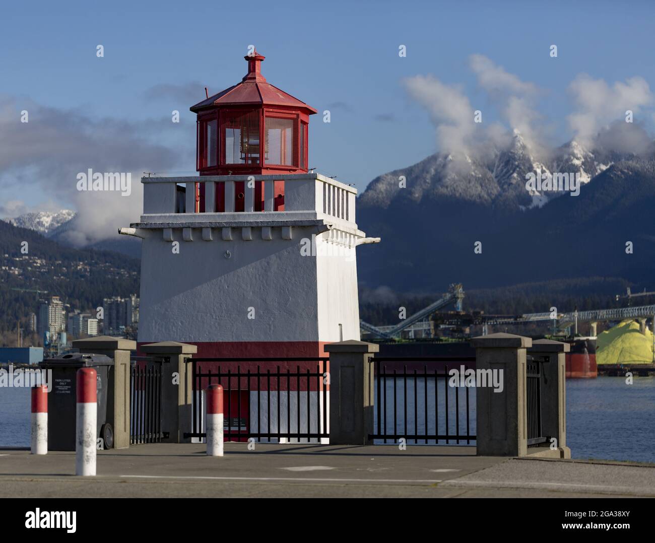 Brockton Point Lighthouse in Stanley Park, Vancouver, BC; Vancouver