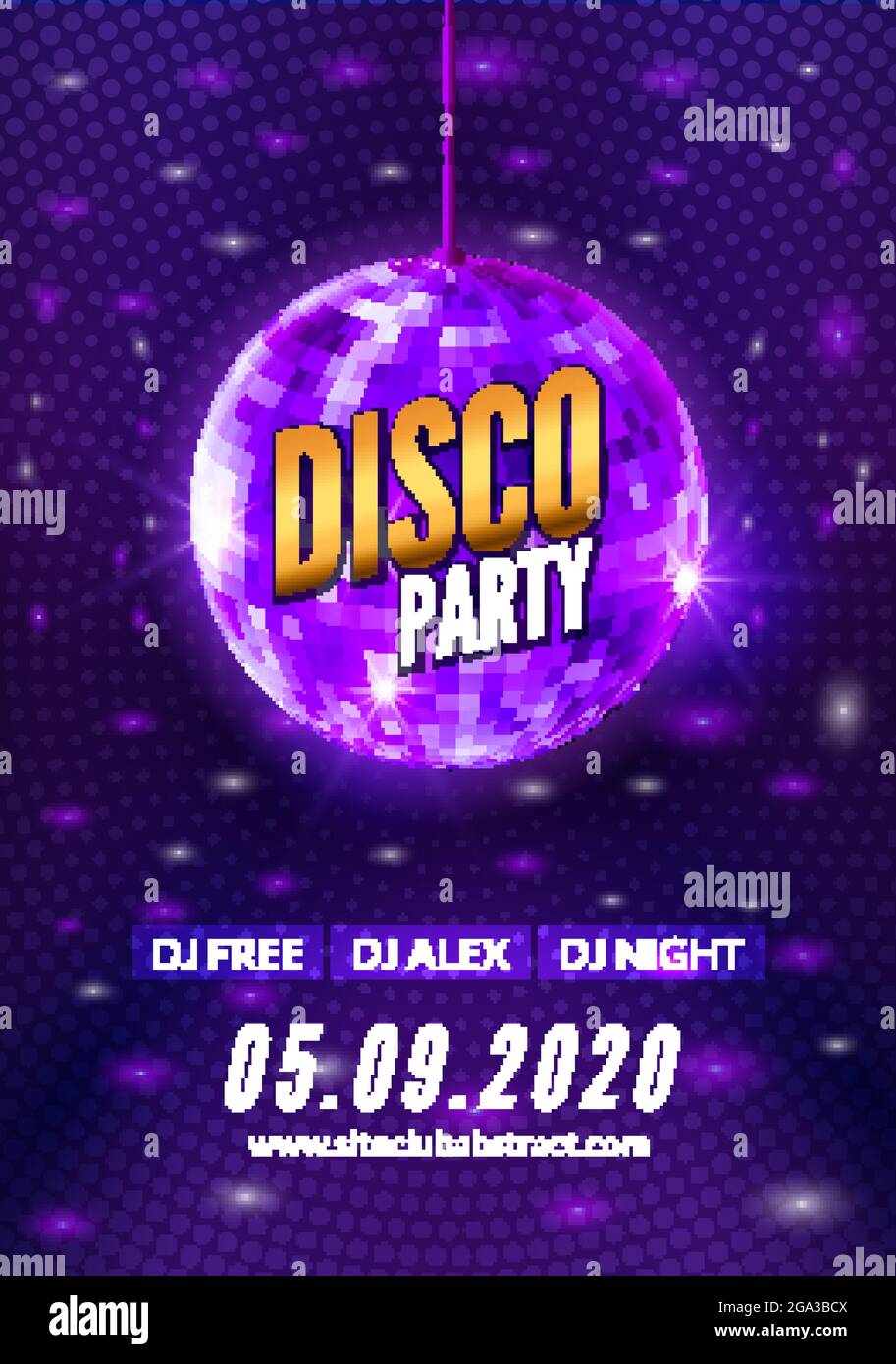 disco party background