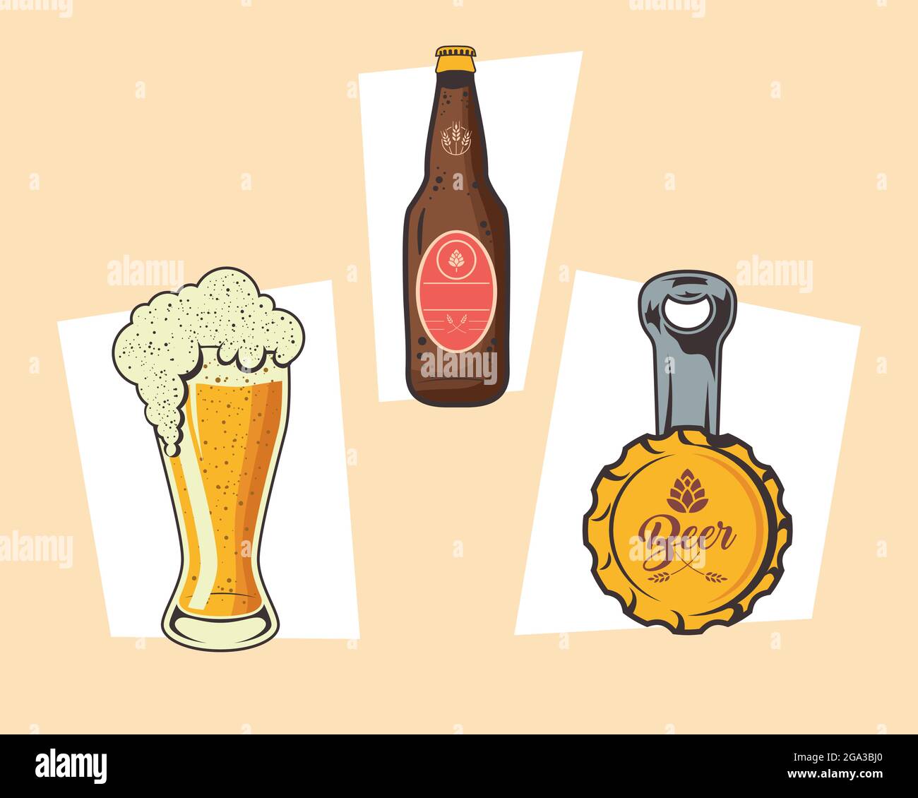 three oktoberfest celebration set icons Stock Vector Image & Art - Alamy