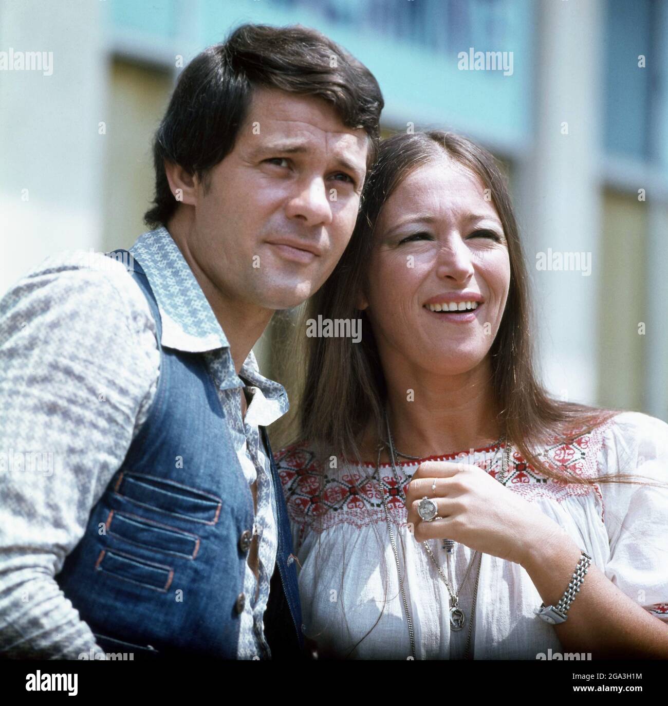 The Romanian actors Emil Hossu & Monica Ghiuță, approx. 1979 Stock Photo