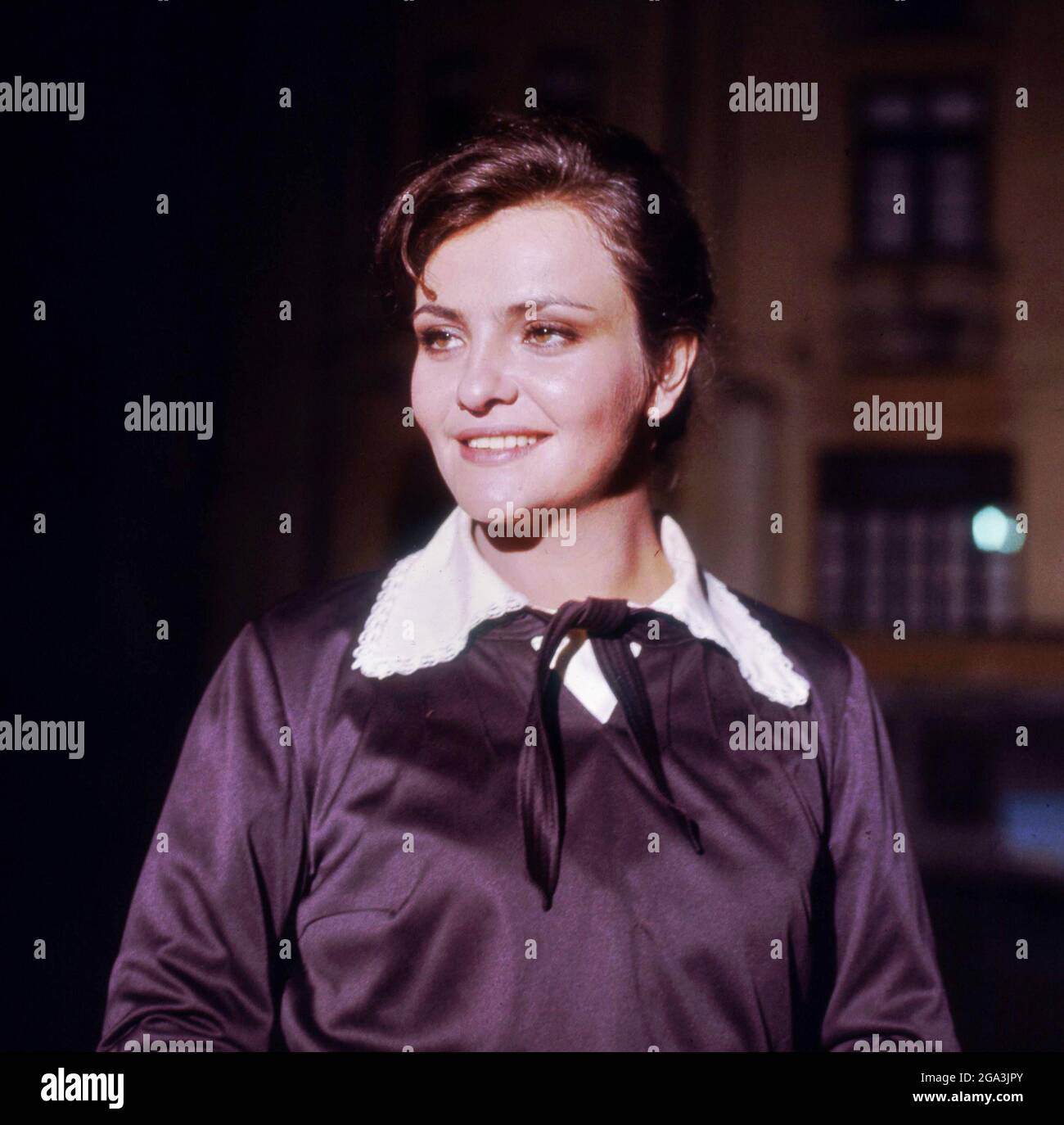 Portrait of the Romanian actress Dana Dogaru, approx. 1982 Stock Photo