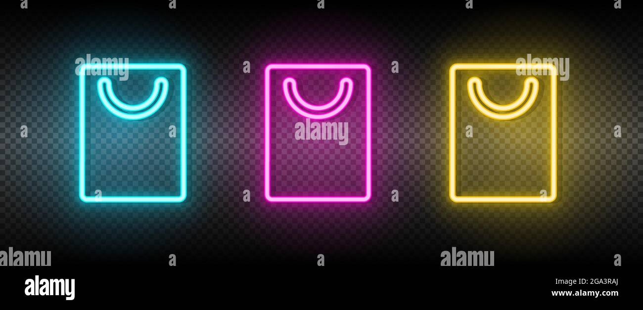 blue shopping bolsa icon