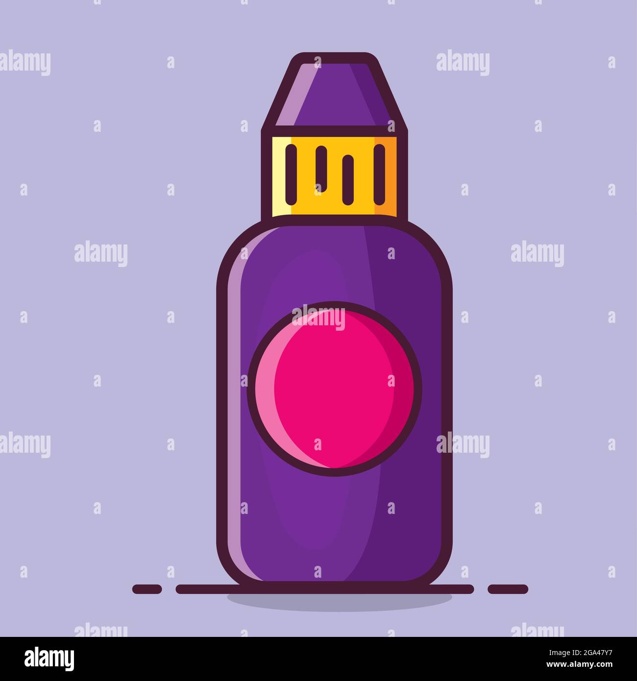 vape liquid isolated vector illustration in flat style Stock Vector