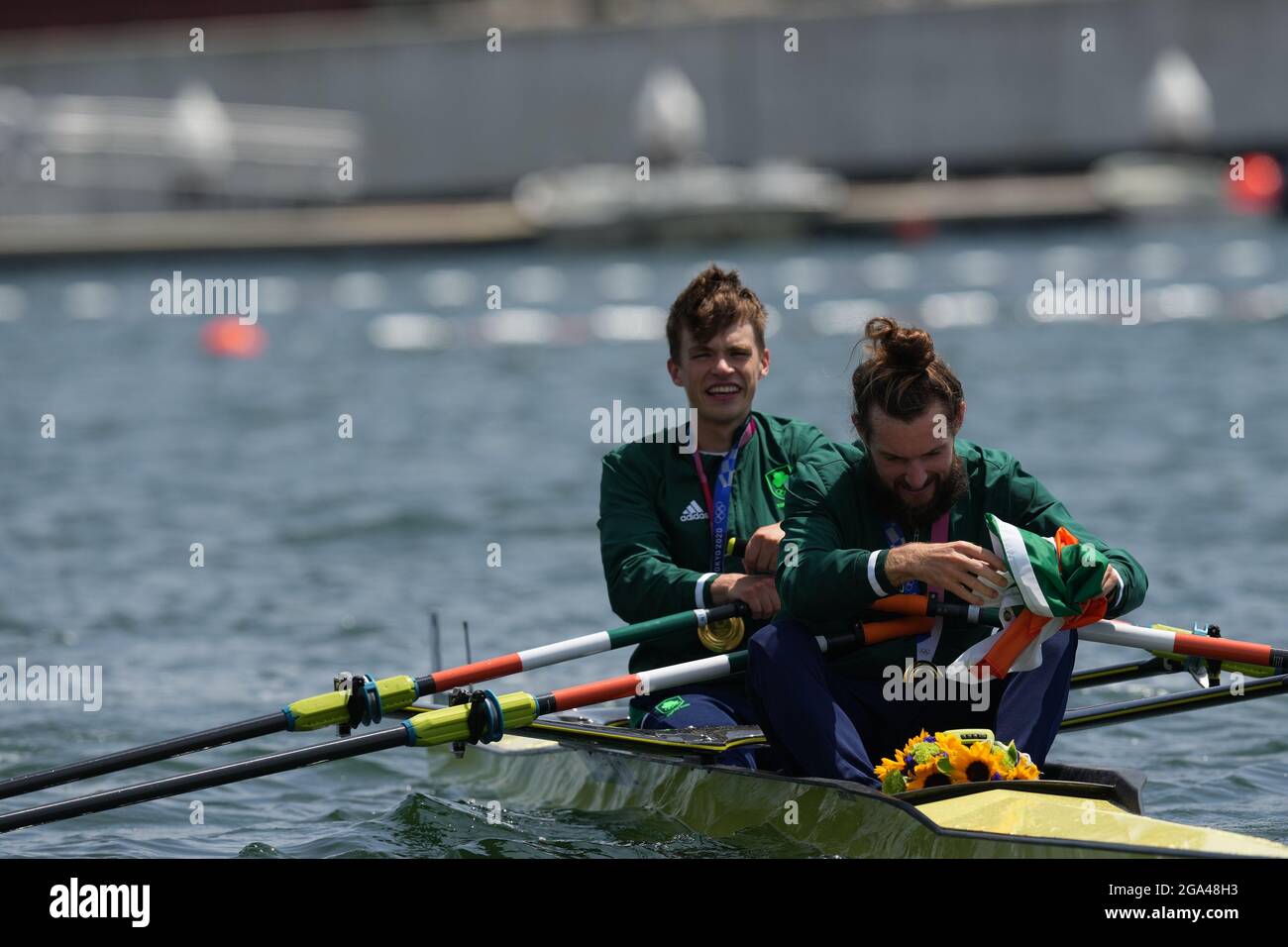 Fintan Mccarthy Rower 29th July 2021; Sea Forest Waterway, Tokyo Bay, Japan; Team rowing; The ...
