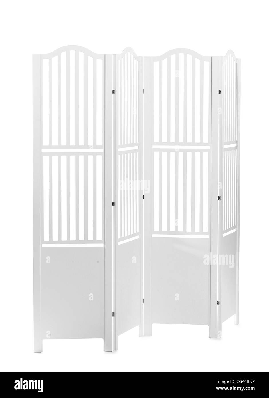 Modern folding screen on white background Stock Photo Alamy