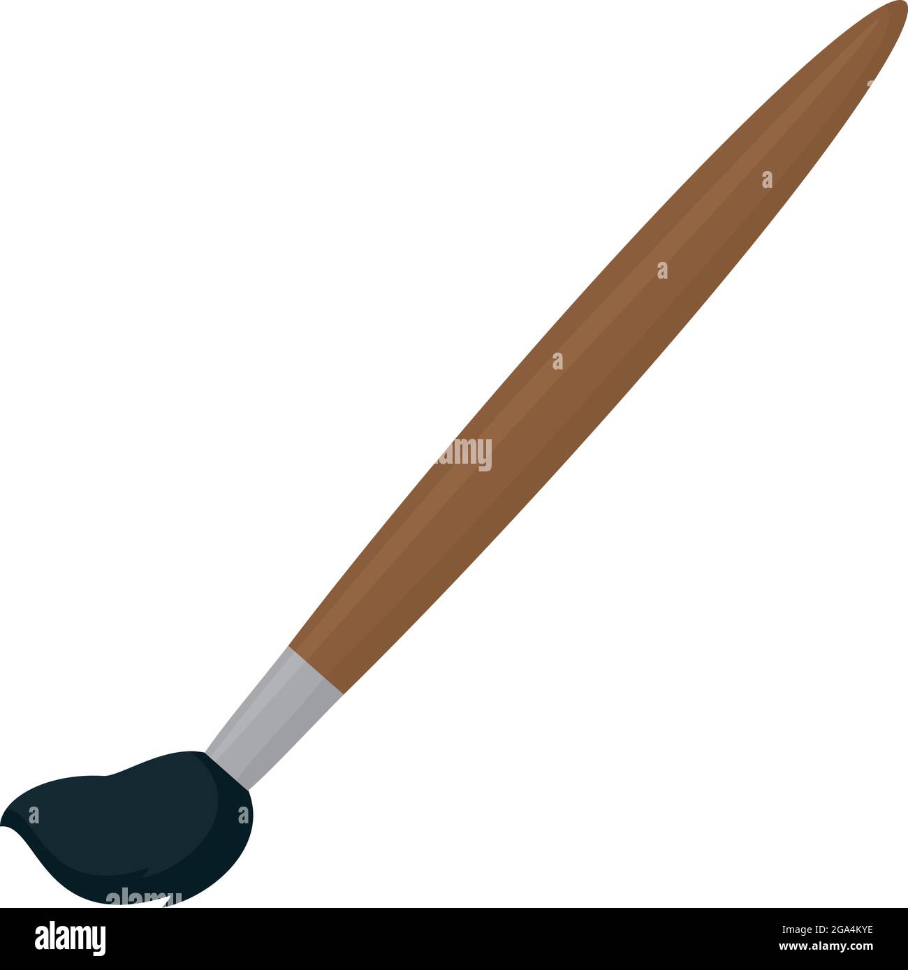 paint brush icon on white background Stock Vector Image & Art - Alamy