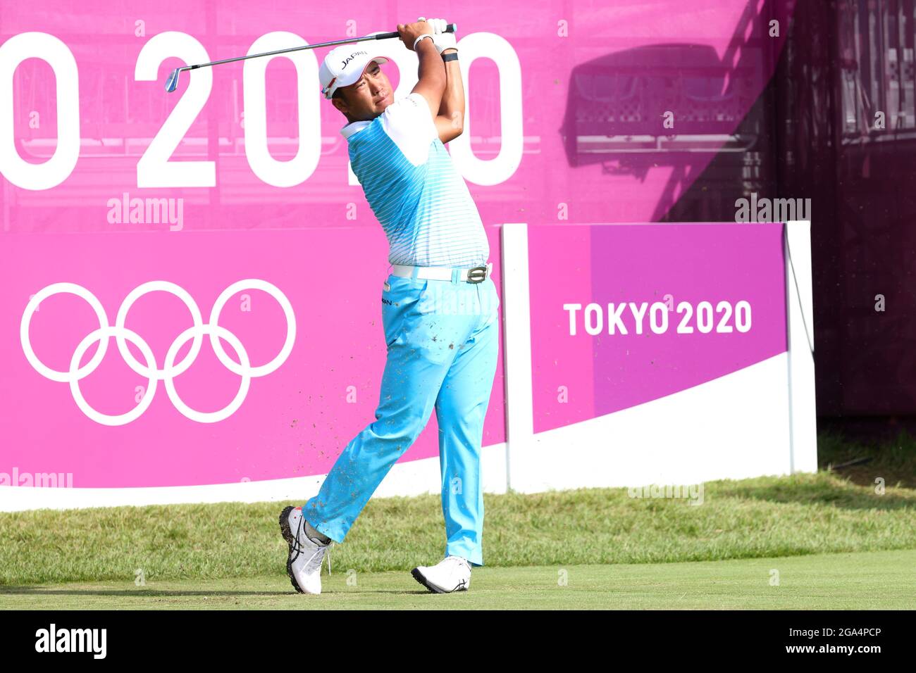 Saitama Japan 28th July 21 Hideki Matsuyama Jpn Golf Official Training During The Tokyo Olympic