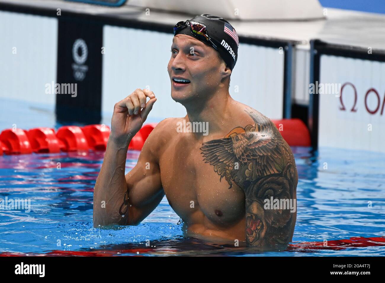 Tokyo, Japan. 29th July, 2021. Caeleb Dressel of the United States ...