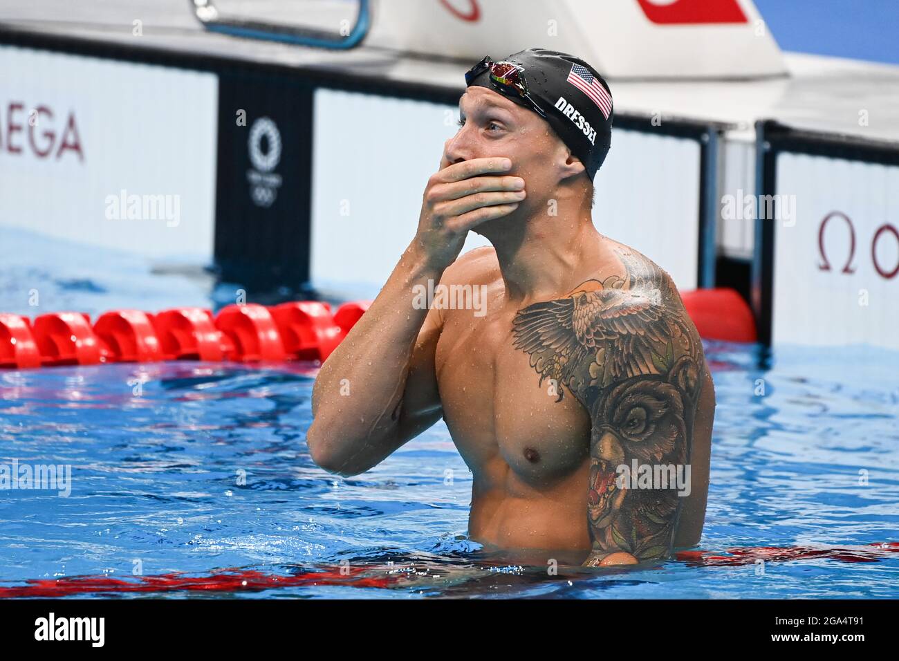Tokyo, Japan. 29th July, 2021. Caeleb Dressel of the United States ...