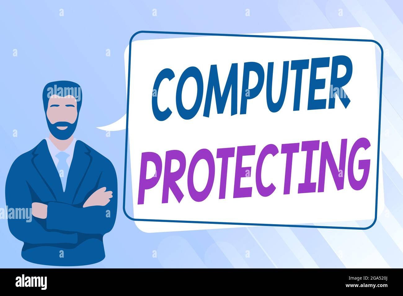 Inspiration showing sign Computer Protecting. Conceptual photo ... image.