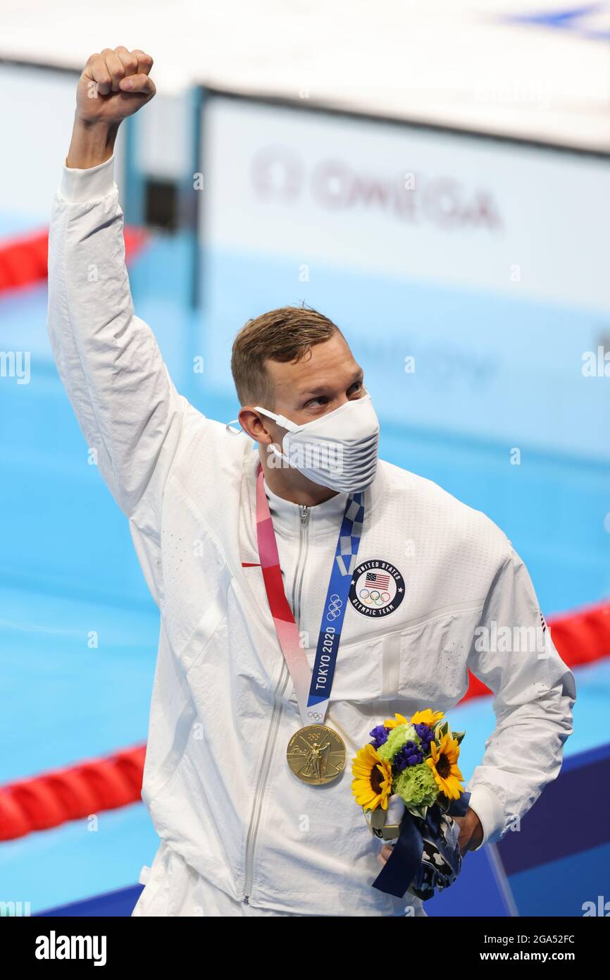 Tokyo, Japan. 29th July, 2021. Caeleb DRESSEL (USA) Swimming Men's