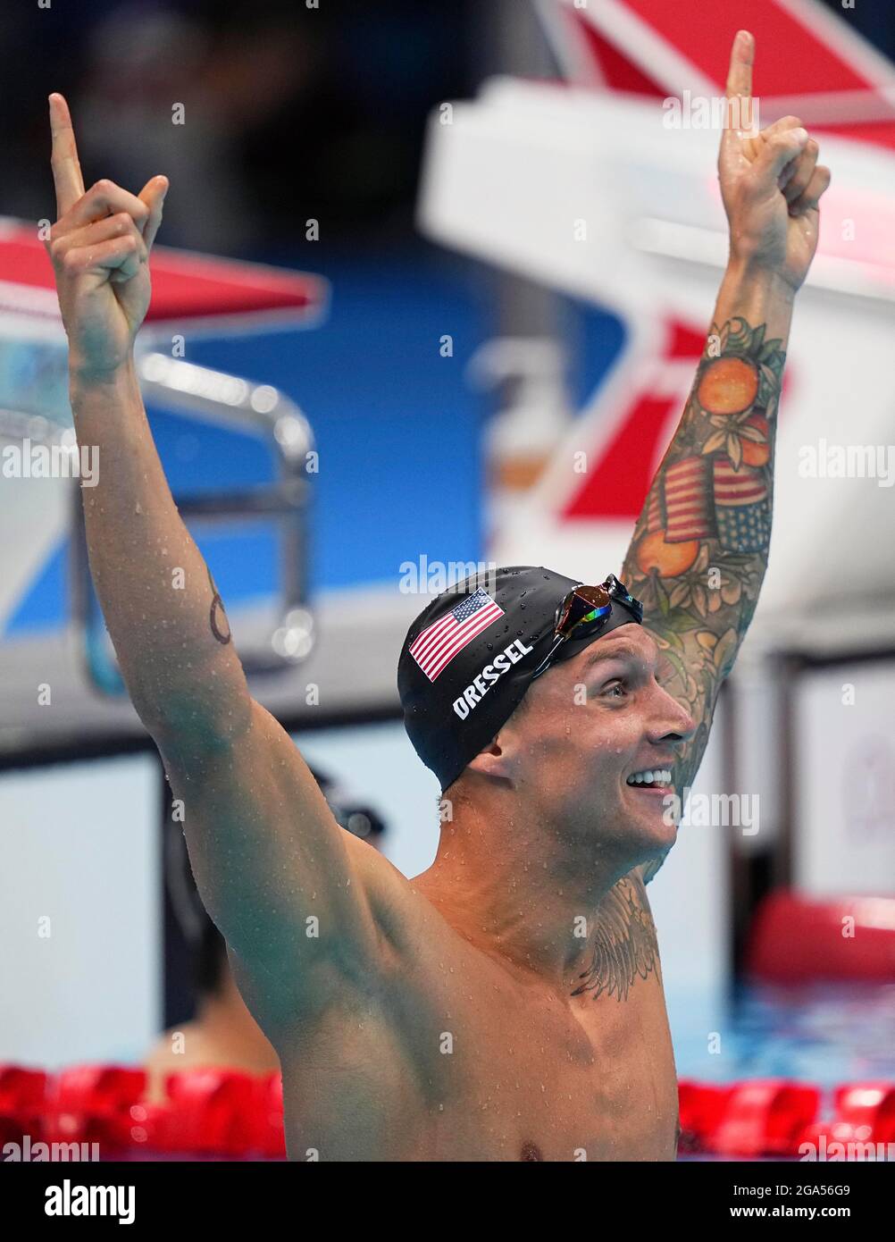 Tokyo, Japan. 29th July, 2021. Caeleb Dressel of the United States ...
