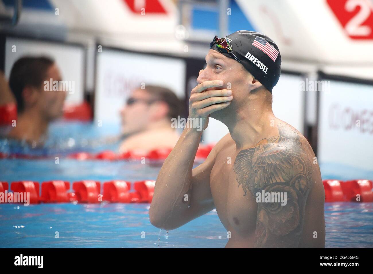 Tokyo, Japan. 29th July, 2021. Caeleb Dressel of the United States ...