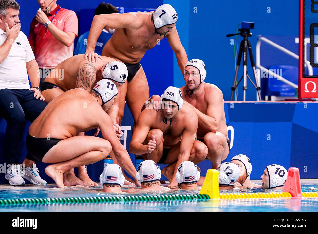 TOKYO, JAPAN - JULY 29: Jesse Smith of United States, Hannes Daube of ...