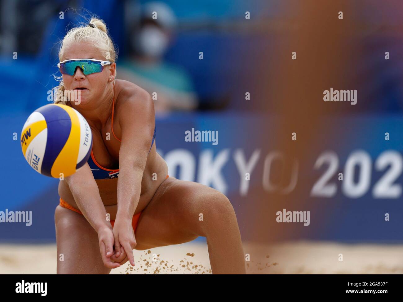 Tokyo 2020 Olympics - Beach Volleyball - Women - Pool A - Germany (Sude/Bor...
