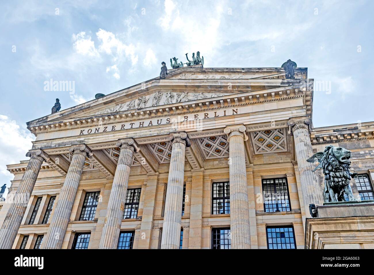 Berlin Mitte, Gendarmenmarkt, Konzerthaus; former Preußisches Staatstheater, Schauspielhaus Stock Photo