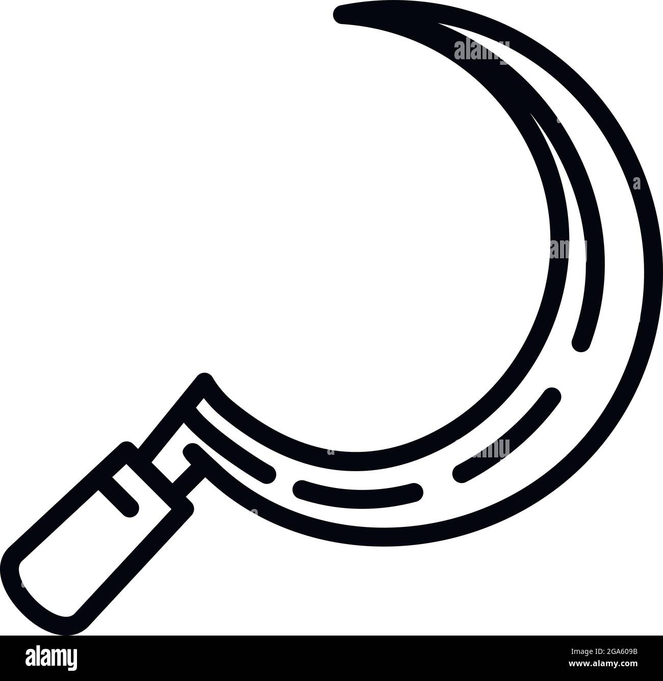 Sickle Drawing And Label