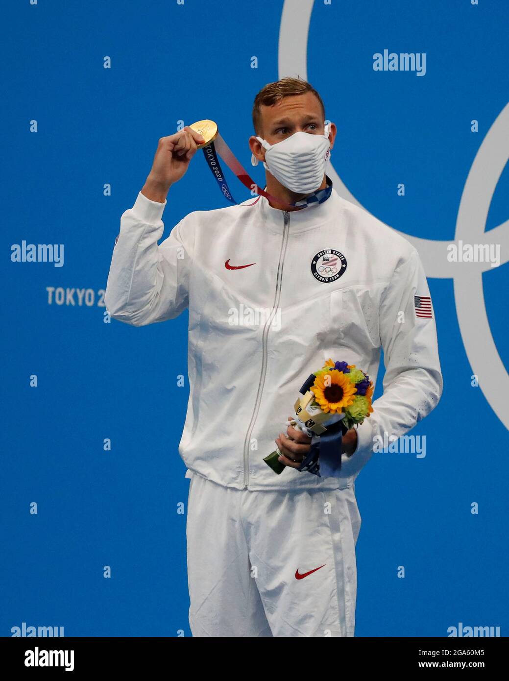 Caeleb dressel gold medals hi-res stock photography and images - Alamy