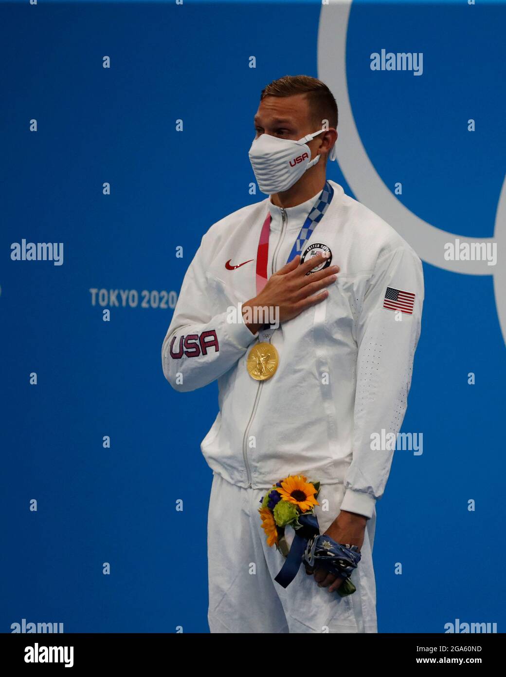 Caeleb dressel gold medals hi-res stock photography and images - Alamy