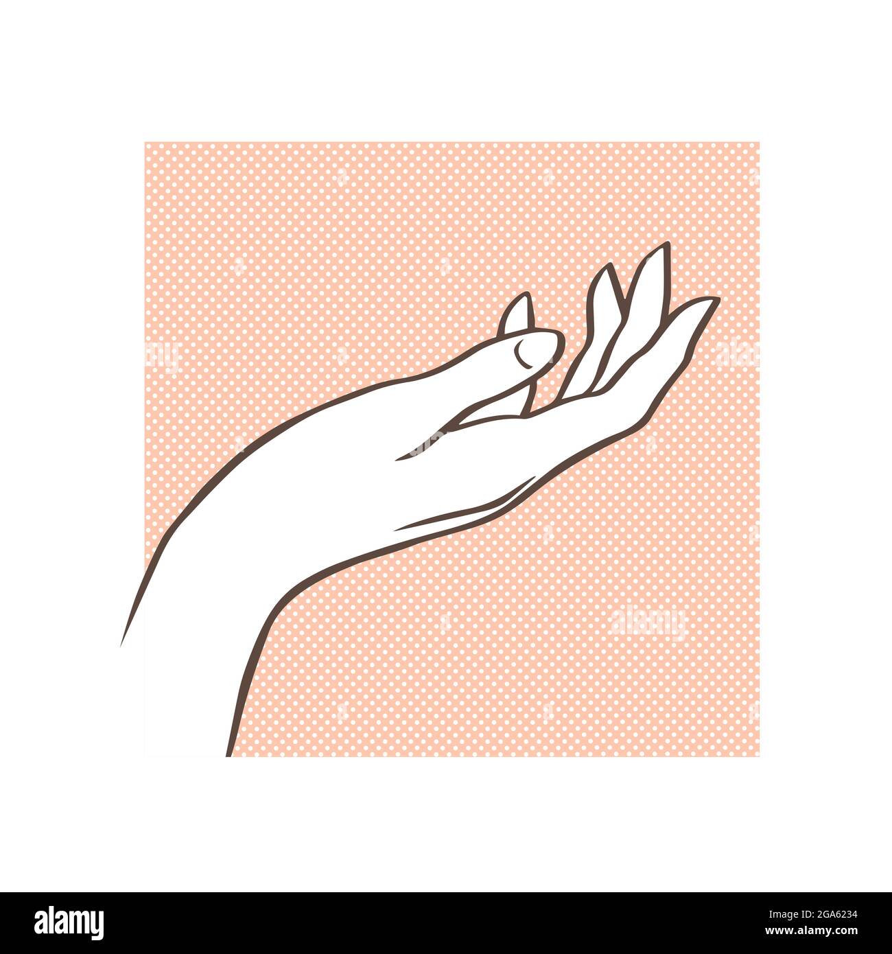 Drawing Nail Hand, hand-painted illustration, angle, white png | PNGEgg