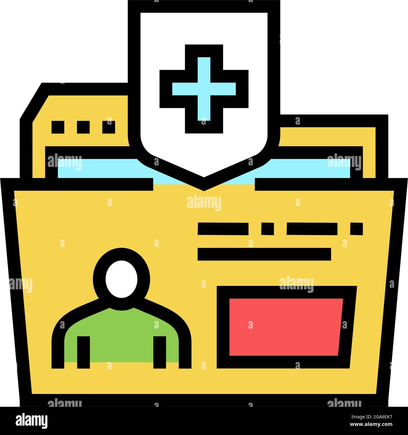 maintaining health color icon vector illustration Stock Vector Image ...