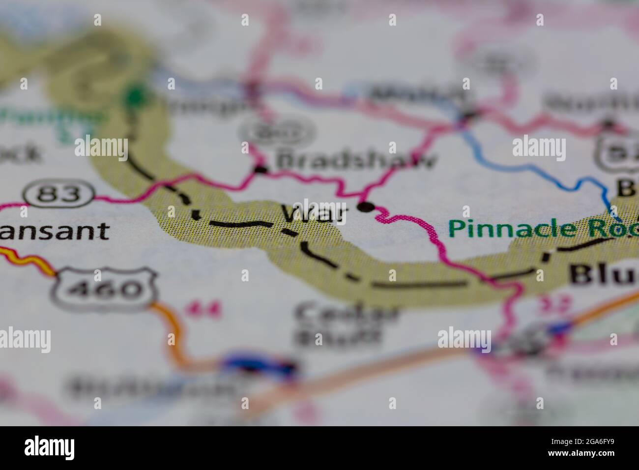Map of war west virginia hires stock photography and images Alamy