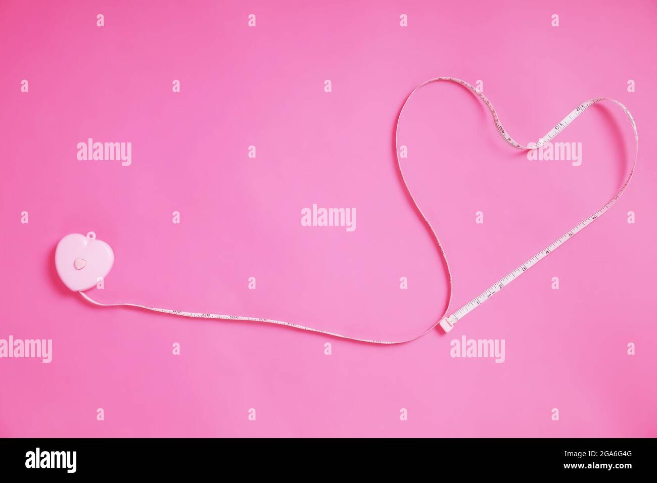 heart shaped tape measure.Make blanks in the form of 2 hearts.The image