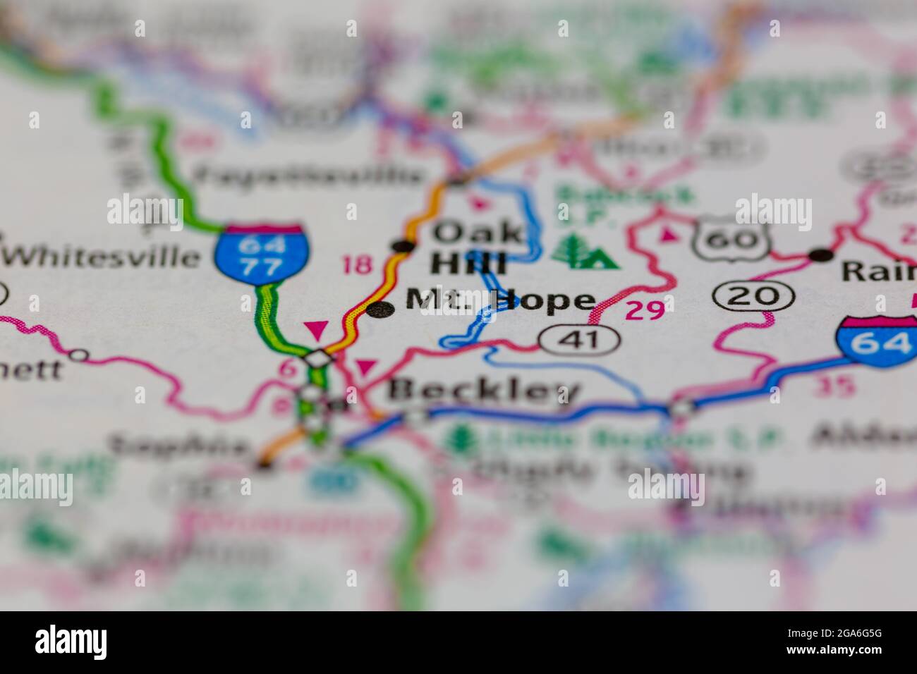 Mount Hope West Virginia Map United States Map