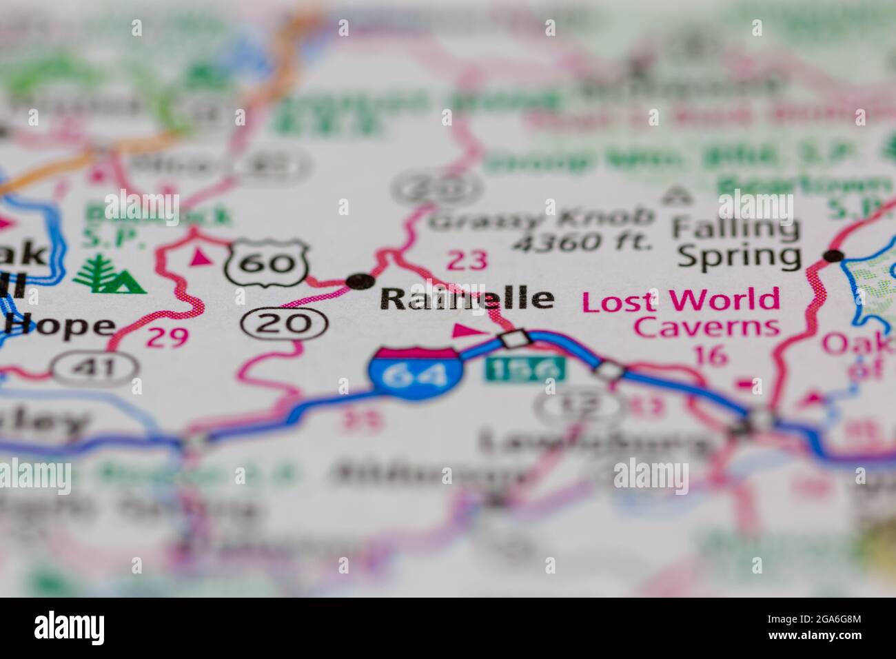 Map of rainelle west virginia hires stock photography and images Alamy