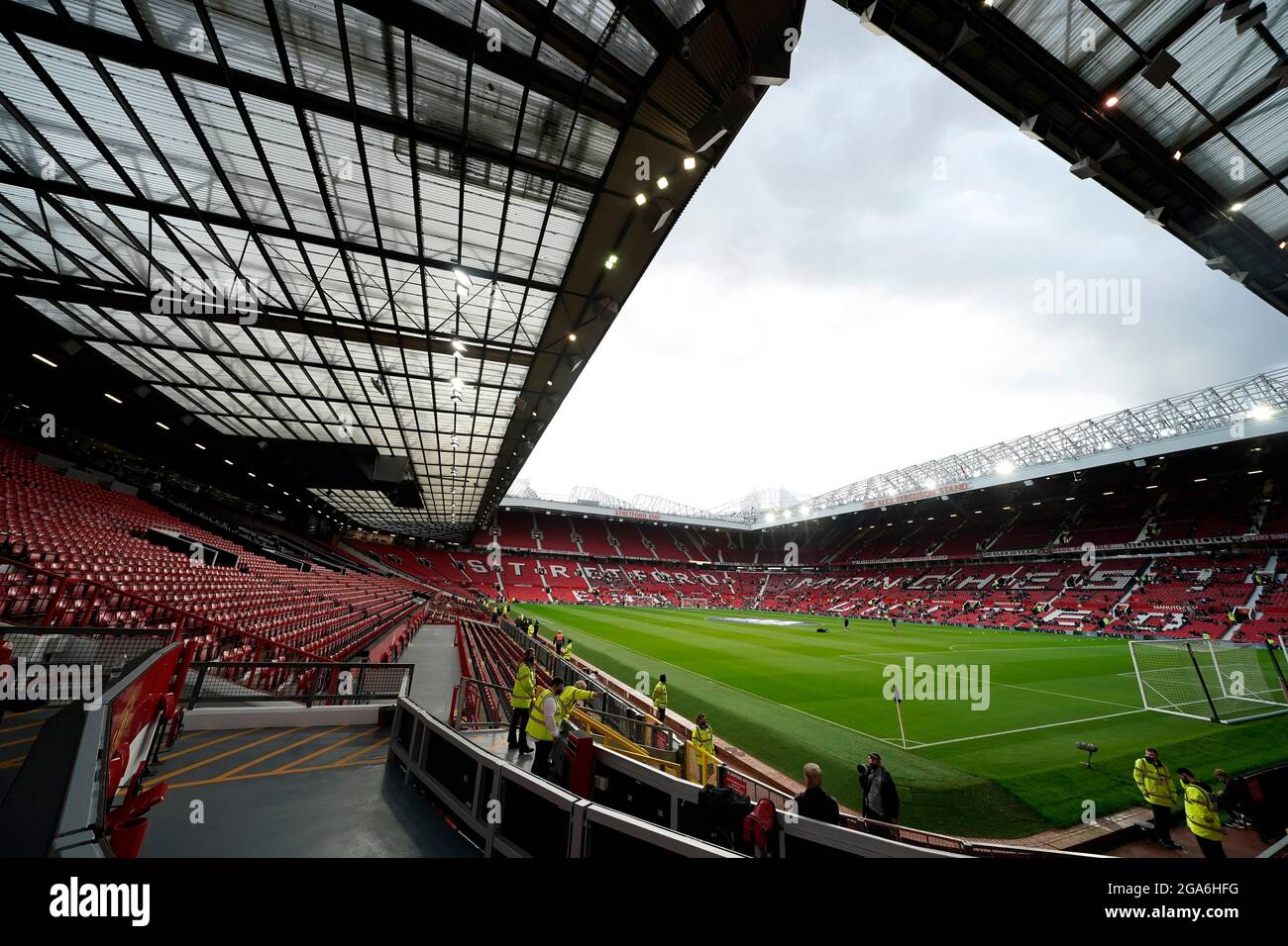 Old Trafford stadium empty pre-match atmosphere The Burden of Leadership at Old Trafford