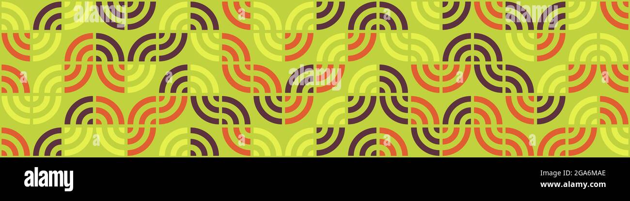 Abstract Geometrical generative computational art illustration Stock Vector